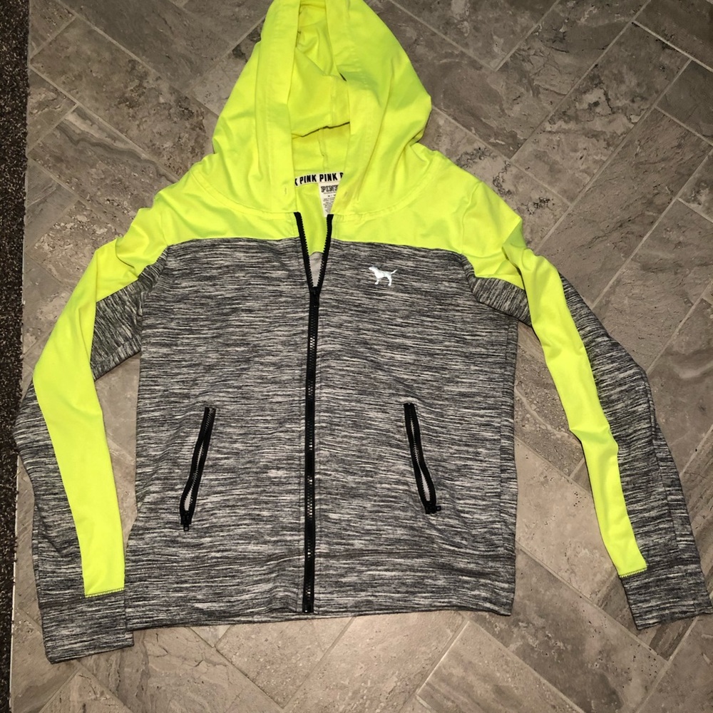 Pink Victoria’s Secret sweatshirt